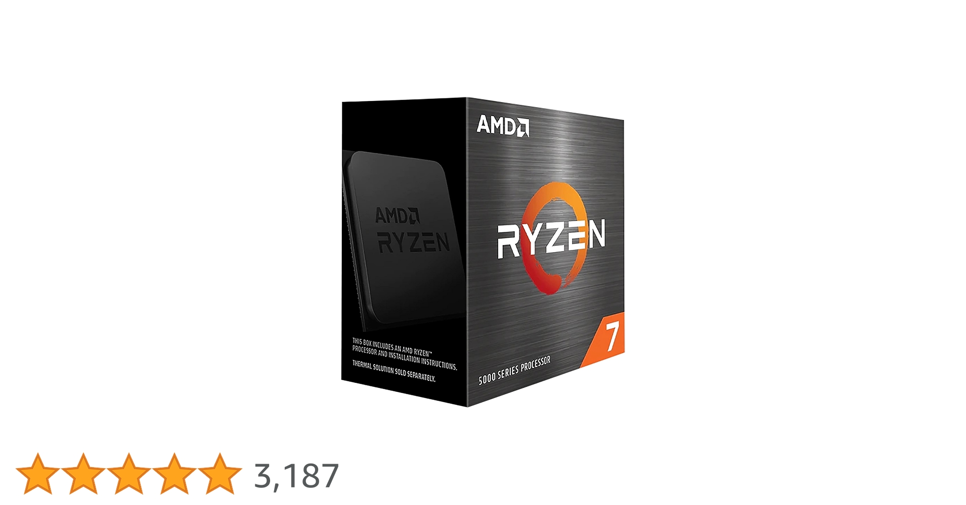 Amazon | AMD CPU Ryzen 7 5700X3D without cooler AM4 3.0GHz 8